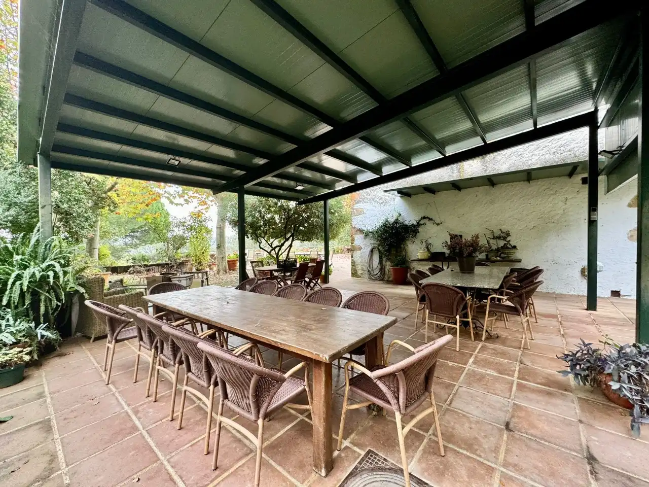 Terrace of Country homes for sale in Anglès  with Private garden, Terrace and Swimming Pool