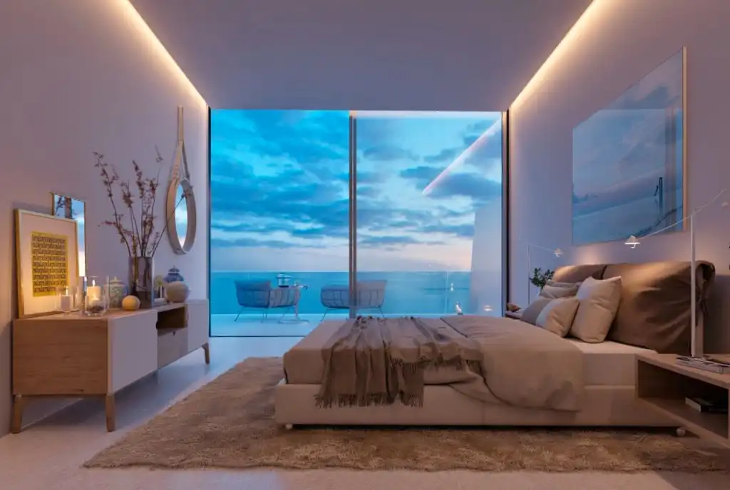 Habitación de Apartamento en venta en Estepona con Aire acondicionado, Calefacción y Parquet