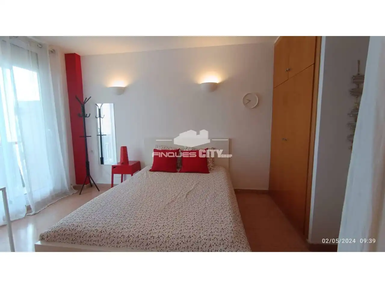 Bedroom of Study for rent in Calella  with Air Conditioner, Heating and Terrace