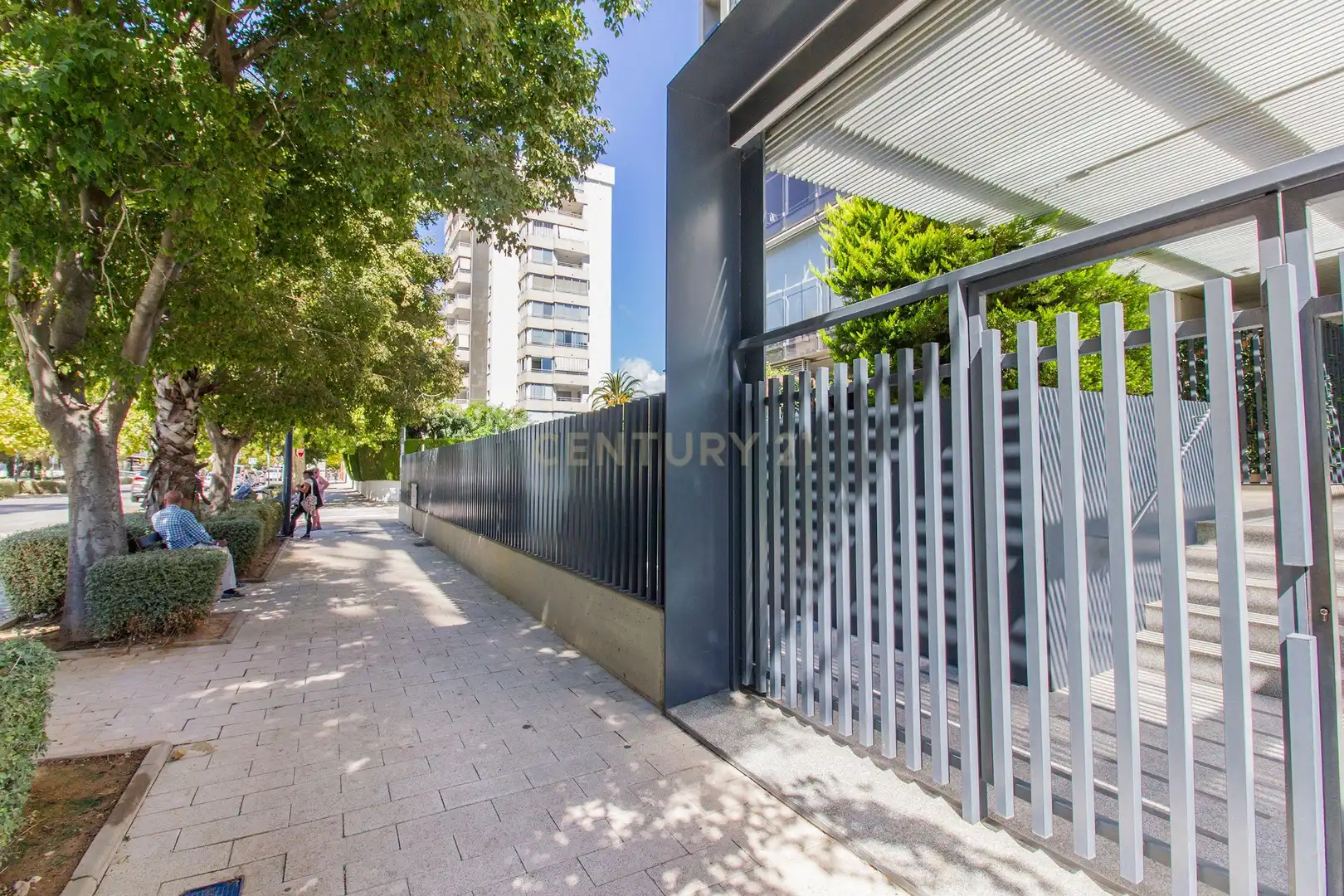 Vista exterior de Apartamento de alquiler en Calpe / Calp con Aire acondicionado, Jardín privado y Amueblado