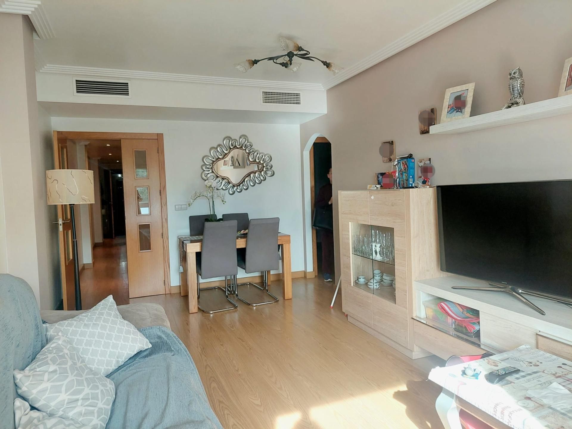 Living room of Flat for sale in  Murcia Capital  with Air Conditioner, Storage room and Furnished