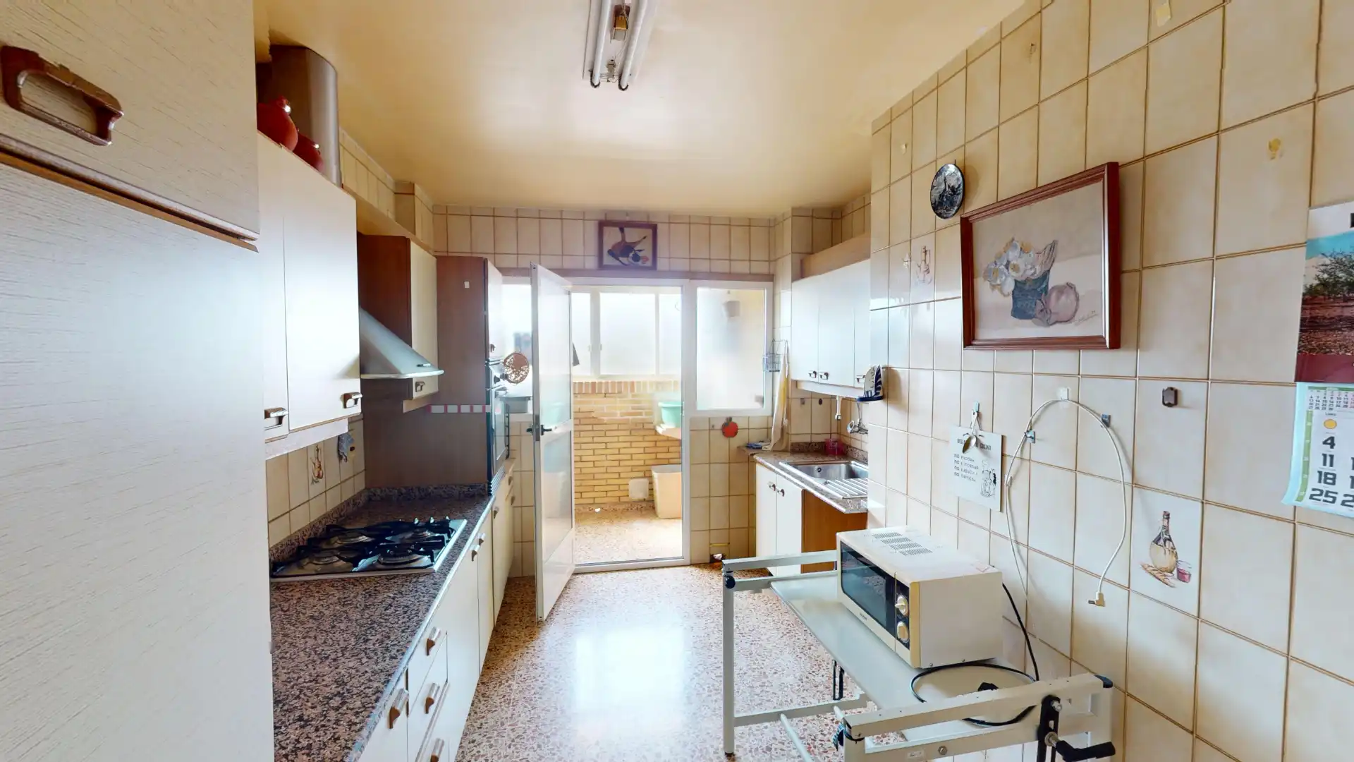 Kitchen of Flat for sale in Elche / Elx  with Furnished and Balcony