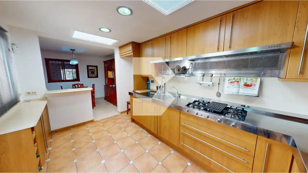 Kitchen of Detached homes for sale in El Campello  with Air Conditioner, Terrace and Furnished
