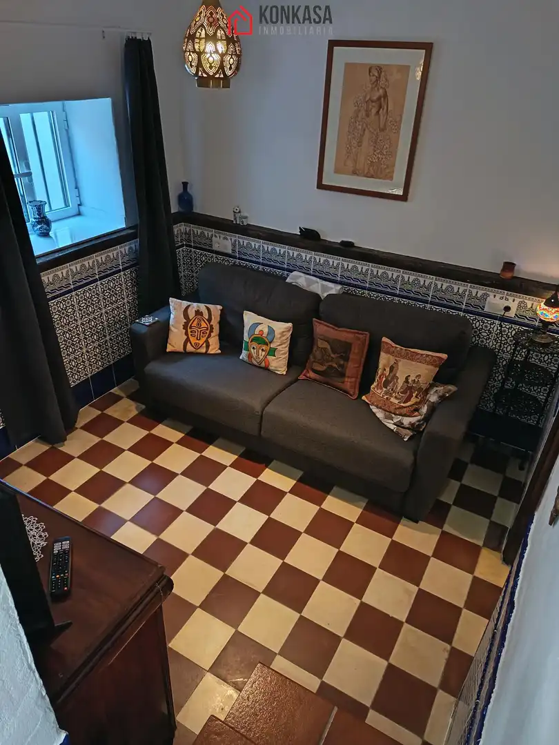 Sala de estar de Casa o chalet en venta en Arcos de la Frontera con Terraza, Trastero y Amueblado