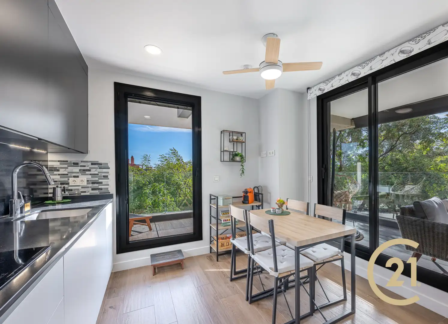 Terrasse von Wohnung zum Verkauf in Málaga mit Klimaanlage, Terrasse und Abstellraum
