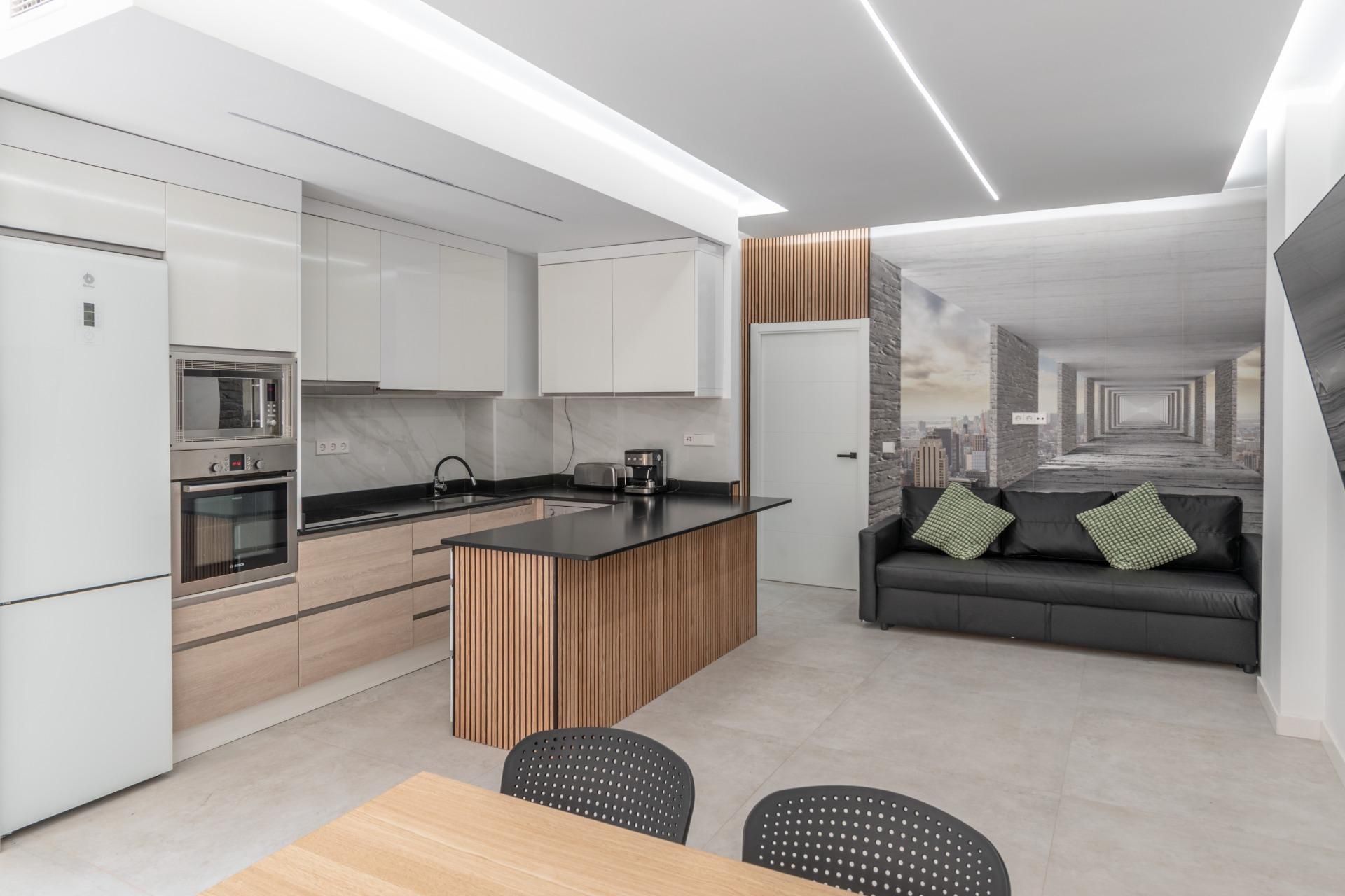 Kitchen of Flat for sale in  Granada Capital  with Air Conditioner