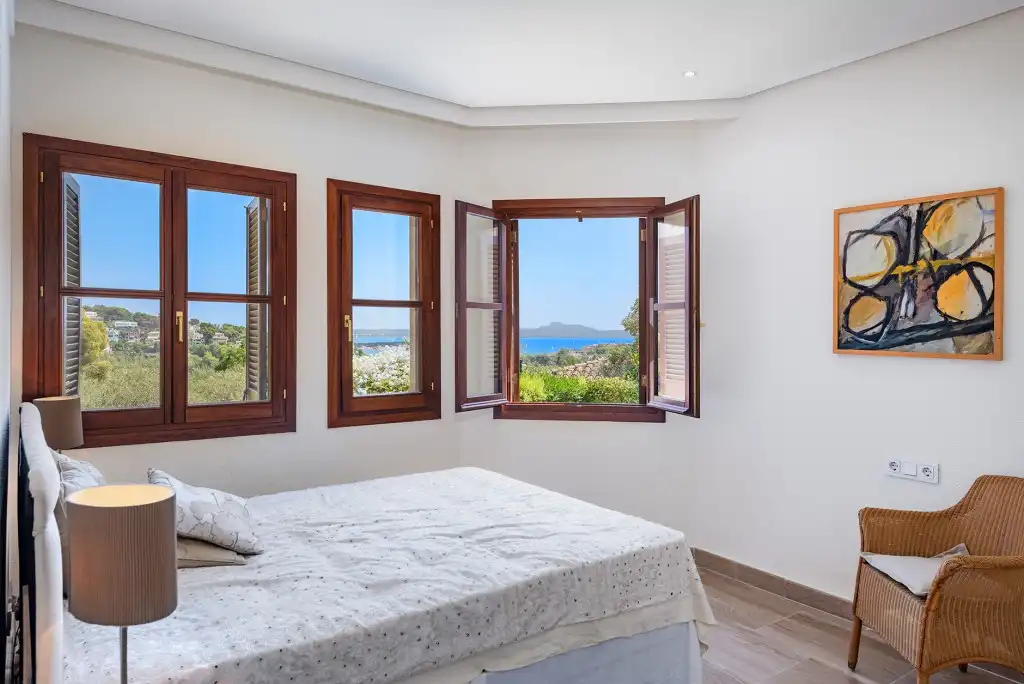 Bedroom of Houses for sale in Calvià  with Air Conditioner, Private garden and Terrace