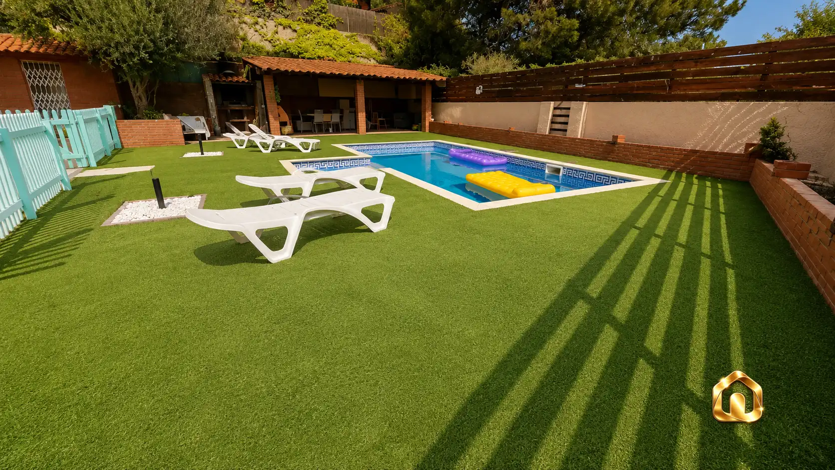 Piscina de Casa o chalet en venta en Sant Fost de Campsentelles con Aire acondicionado, Jardín privado y Terraza