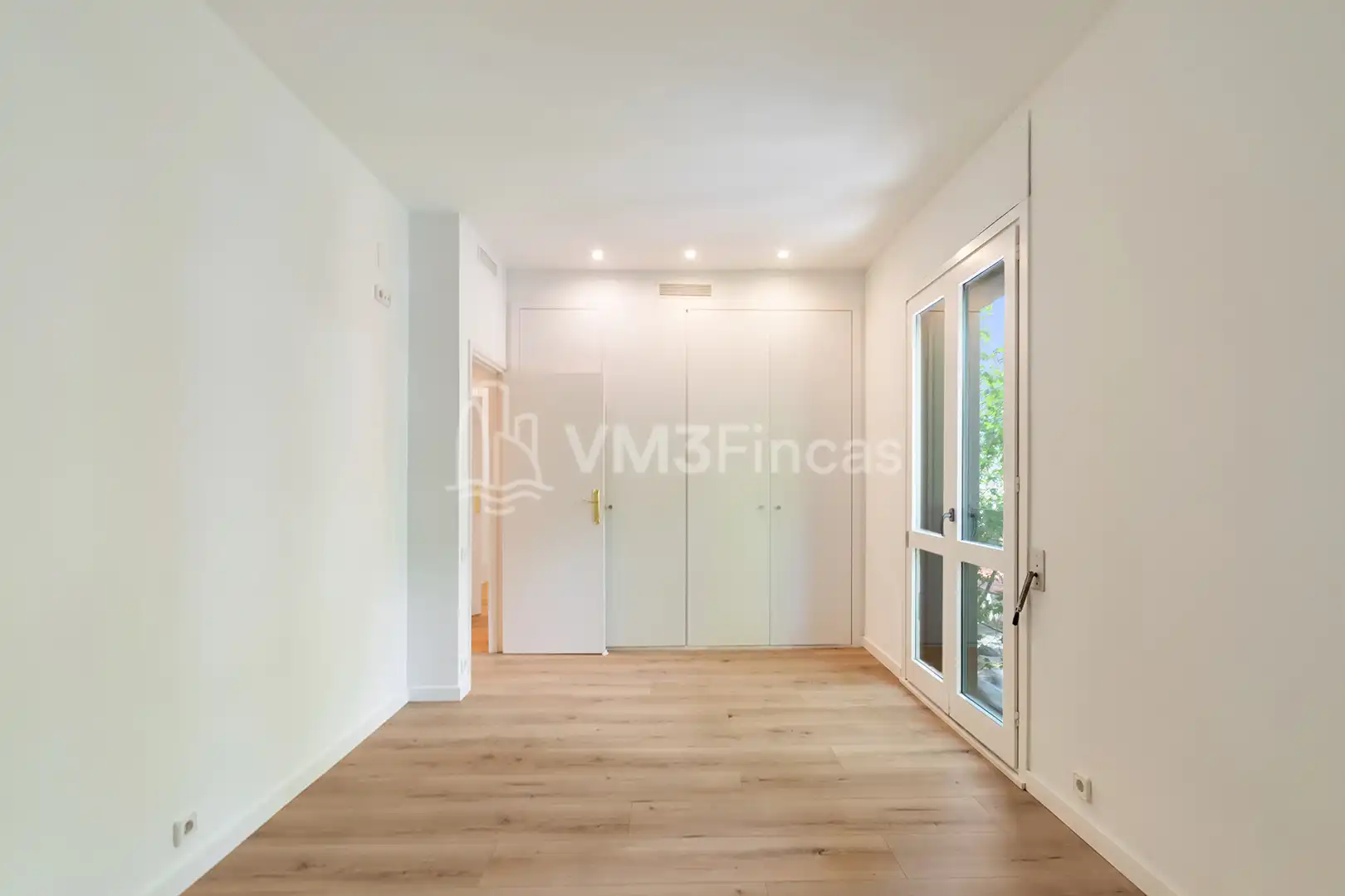 Schlafzimmer von Wohnung zur Miete in Barcelona mit Klimaanlage, Heizung und Parkett