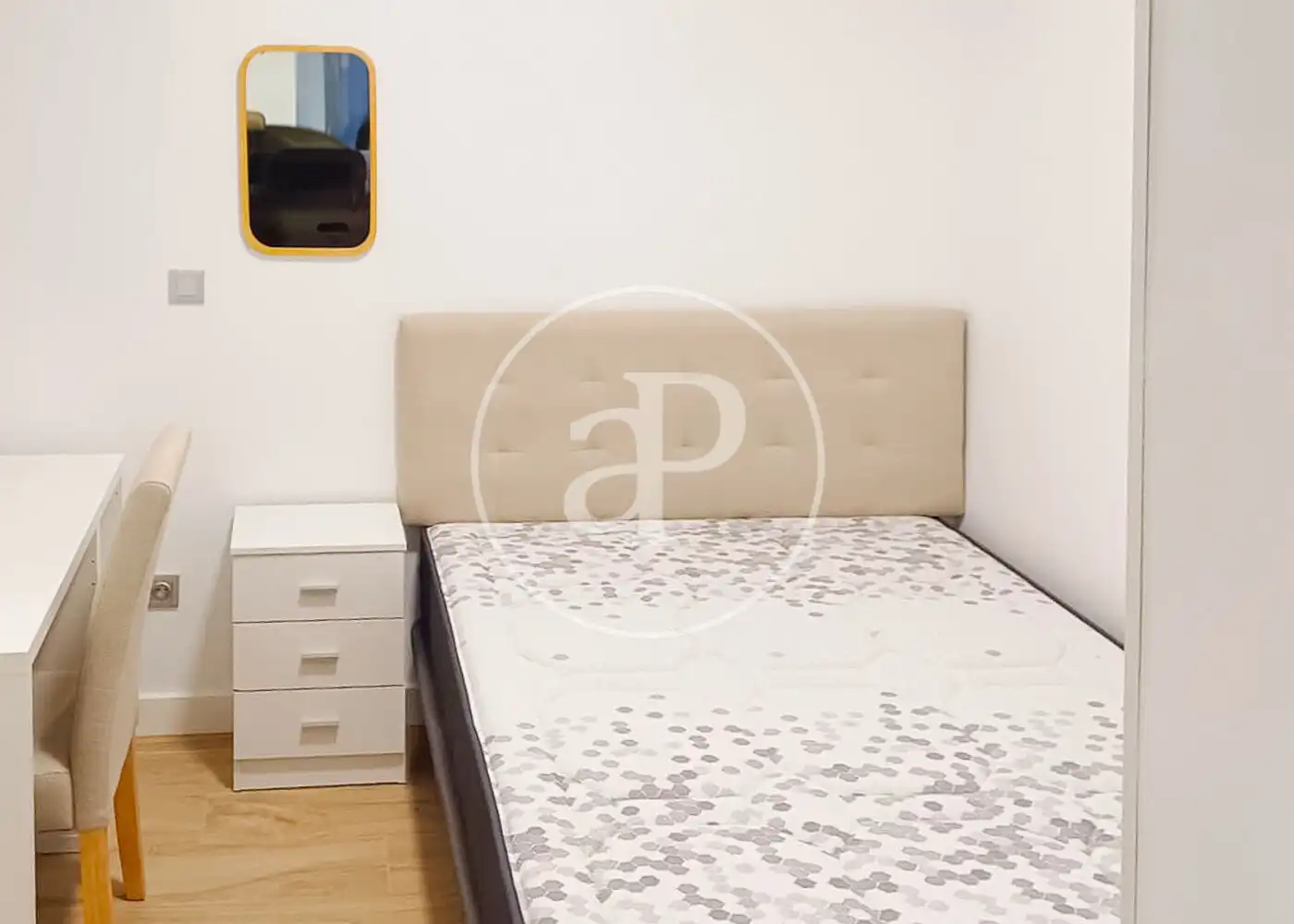 Bedroom of Flat for rent in Madrid  with Heating and Furnished