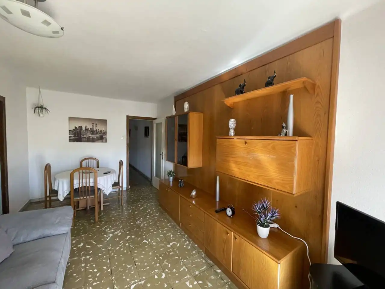 Sala de estar de Apartamento en venta en Granollers con Amueblado y Balcón