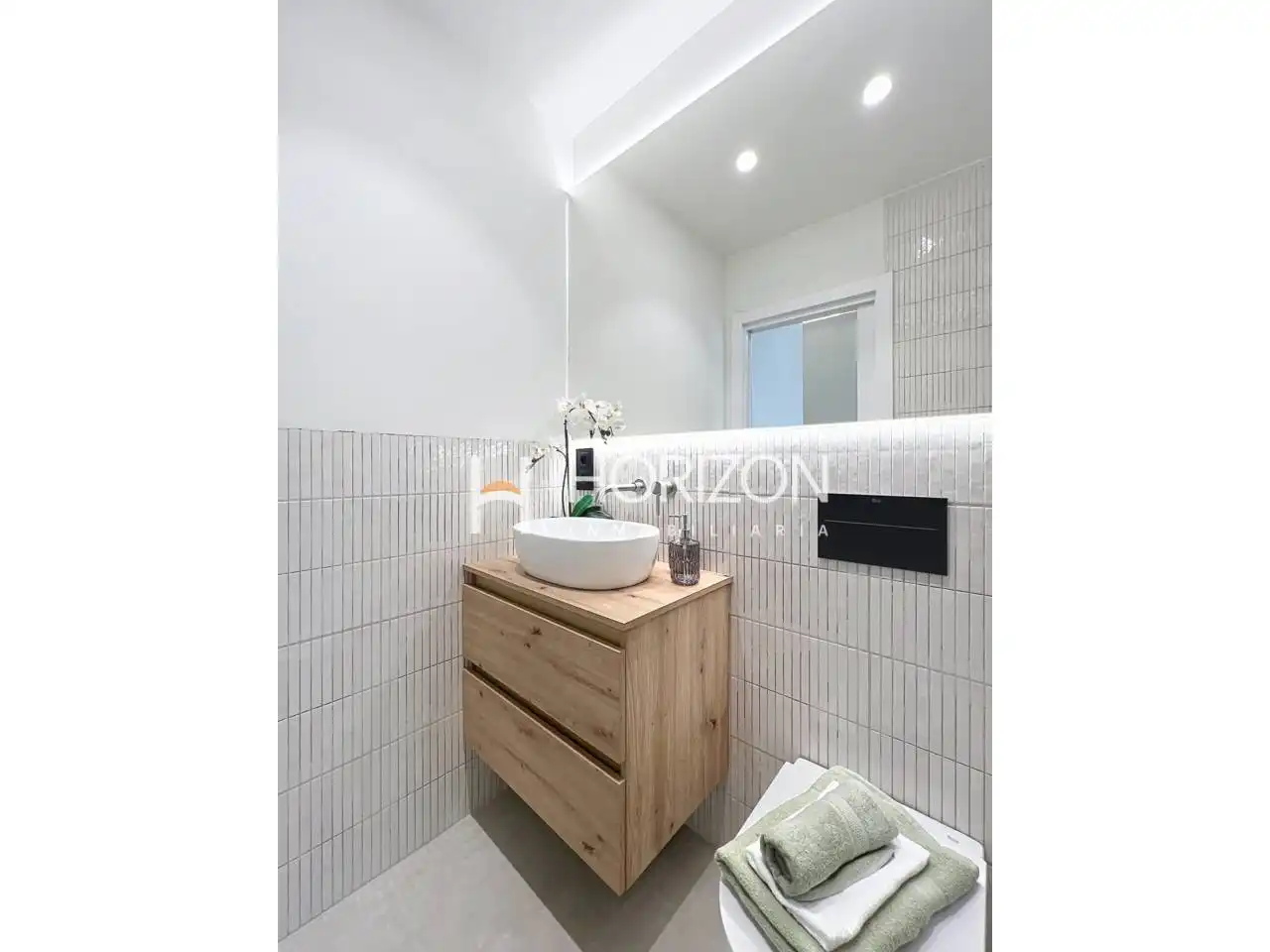 Badezimmer von Wohnung zum Verkauf in Barcelona mit Klimaanlage, Heizung und Möbliert