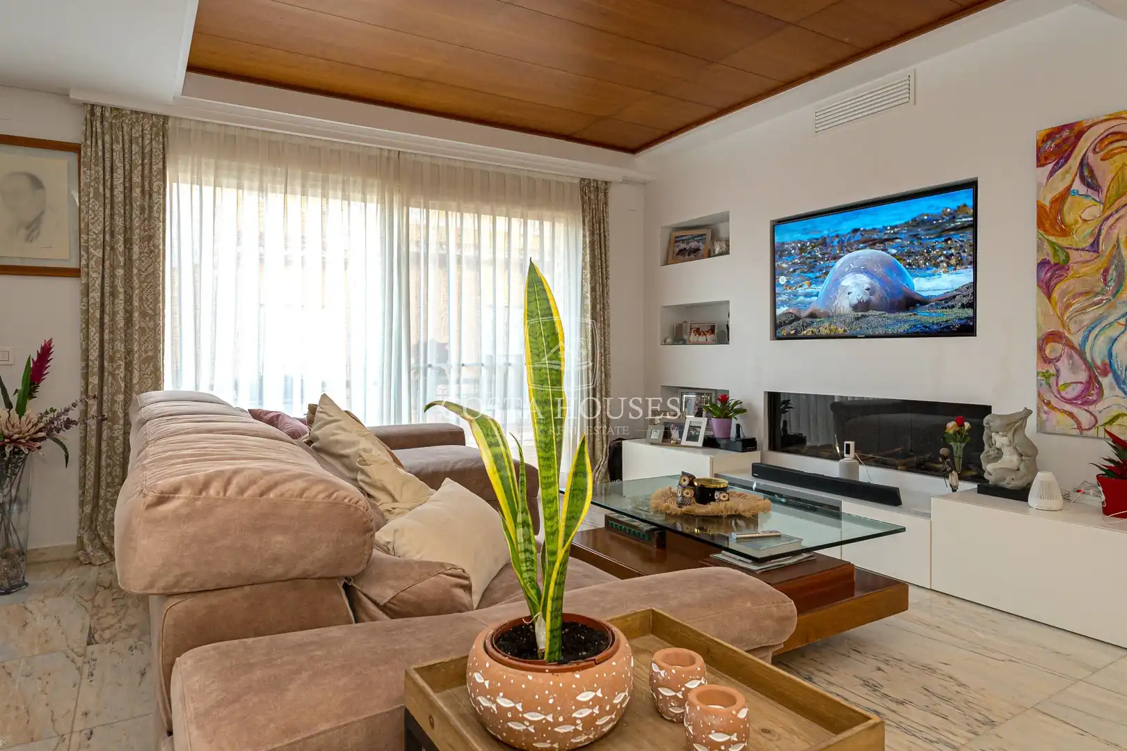 Living room of Houses for sale in Jávea / Xàbia  with Air Conditioner, Heating and Terrace