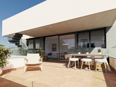 New build Penthouse with pool for sale in Passeig Garbí 59