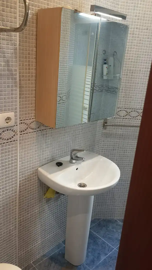 Bathroom of Flat for sale in Gijón   with Heating, Parquet flooring and Furnished