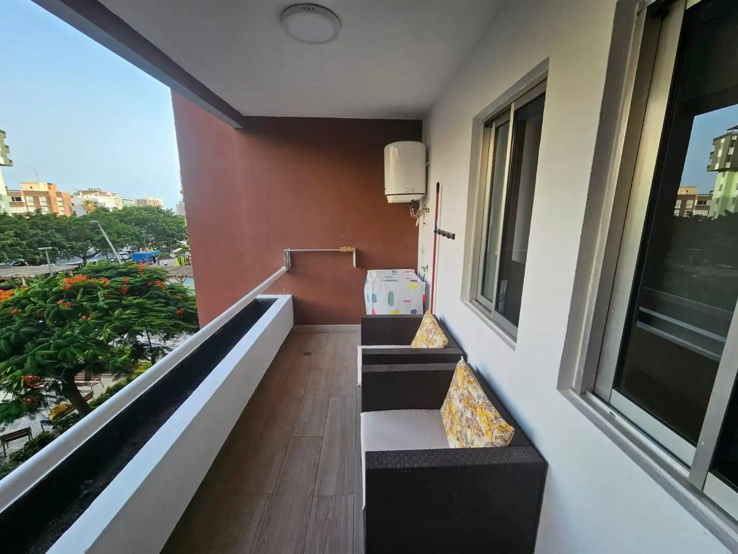Balcony of Flat for rent in Santa Cruz de Tenerife  with Terrace, Furnished and Community pool