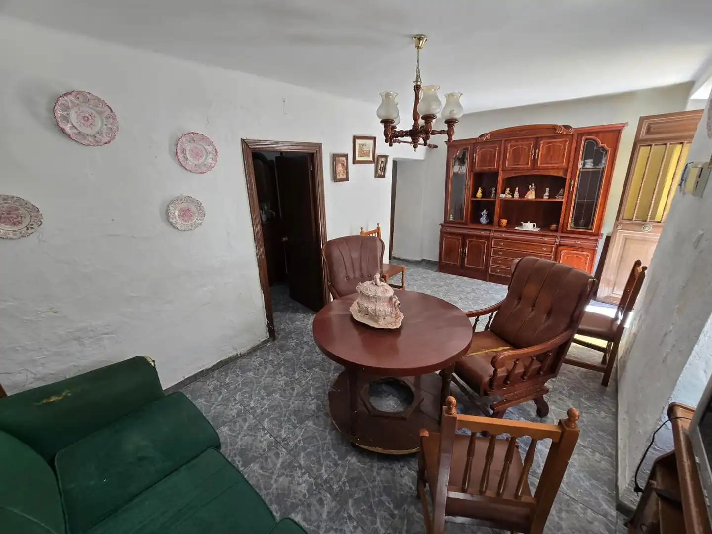 Sala de estar de Casa o chalet en venta en Colmenar con Jardín privado, Terraza y Amueblado