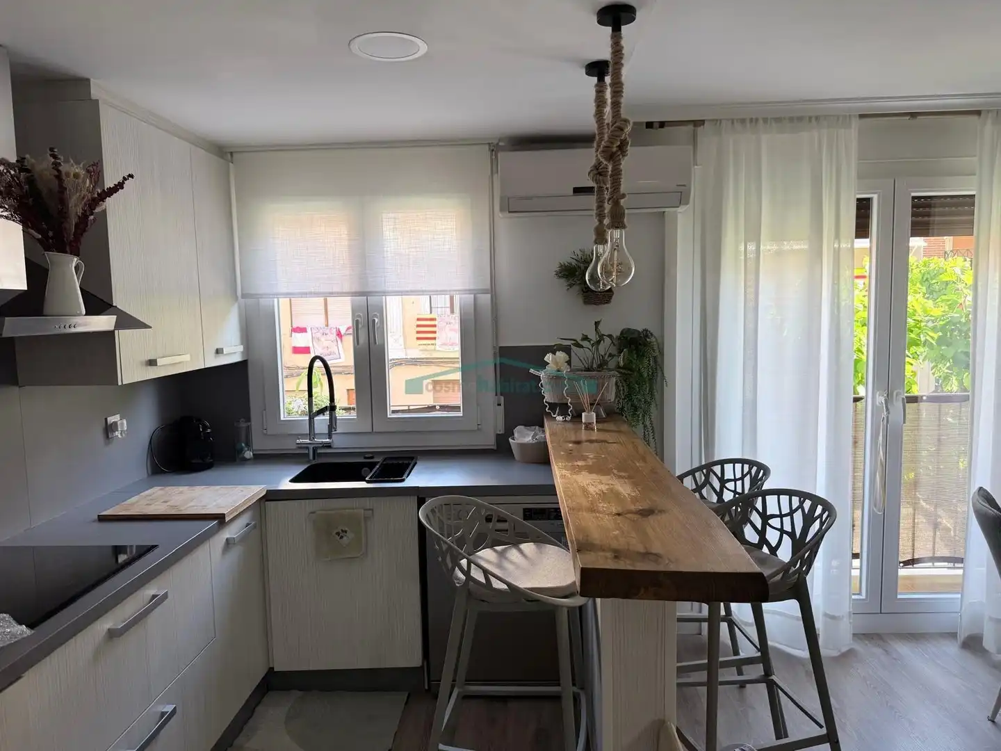 Kitchen of Flat for sale in Ibi  with Air Conditioner, Heating and Terrace
