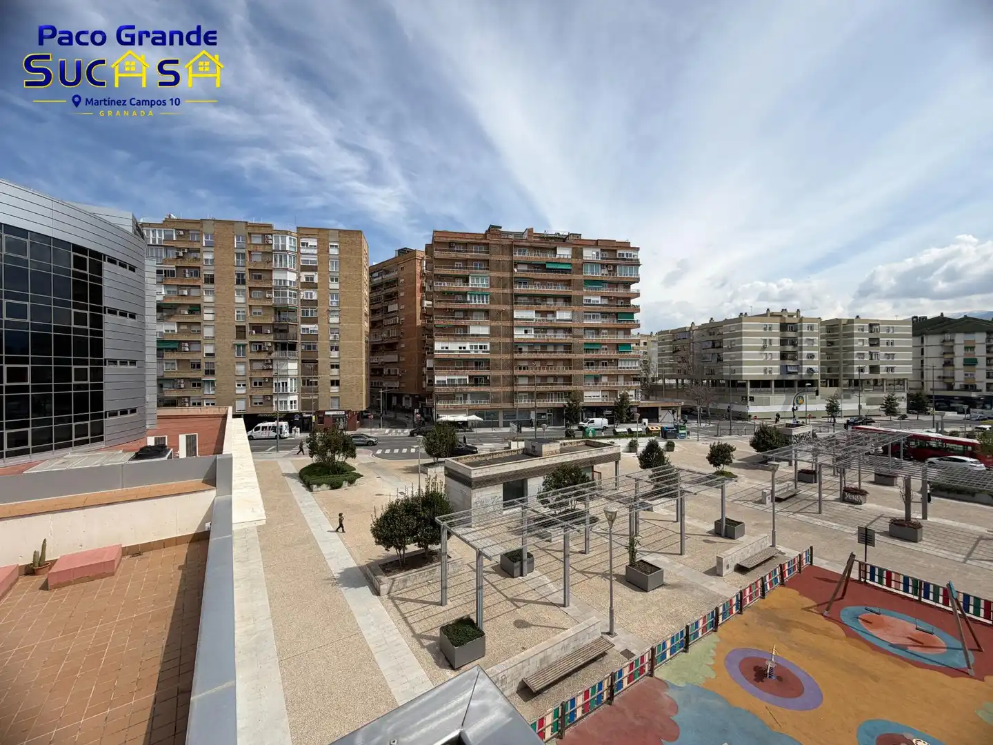 Exterior view of Flat for rent in Granada  with Air Conditioner, Heating and Parquet flooring