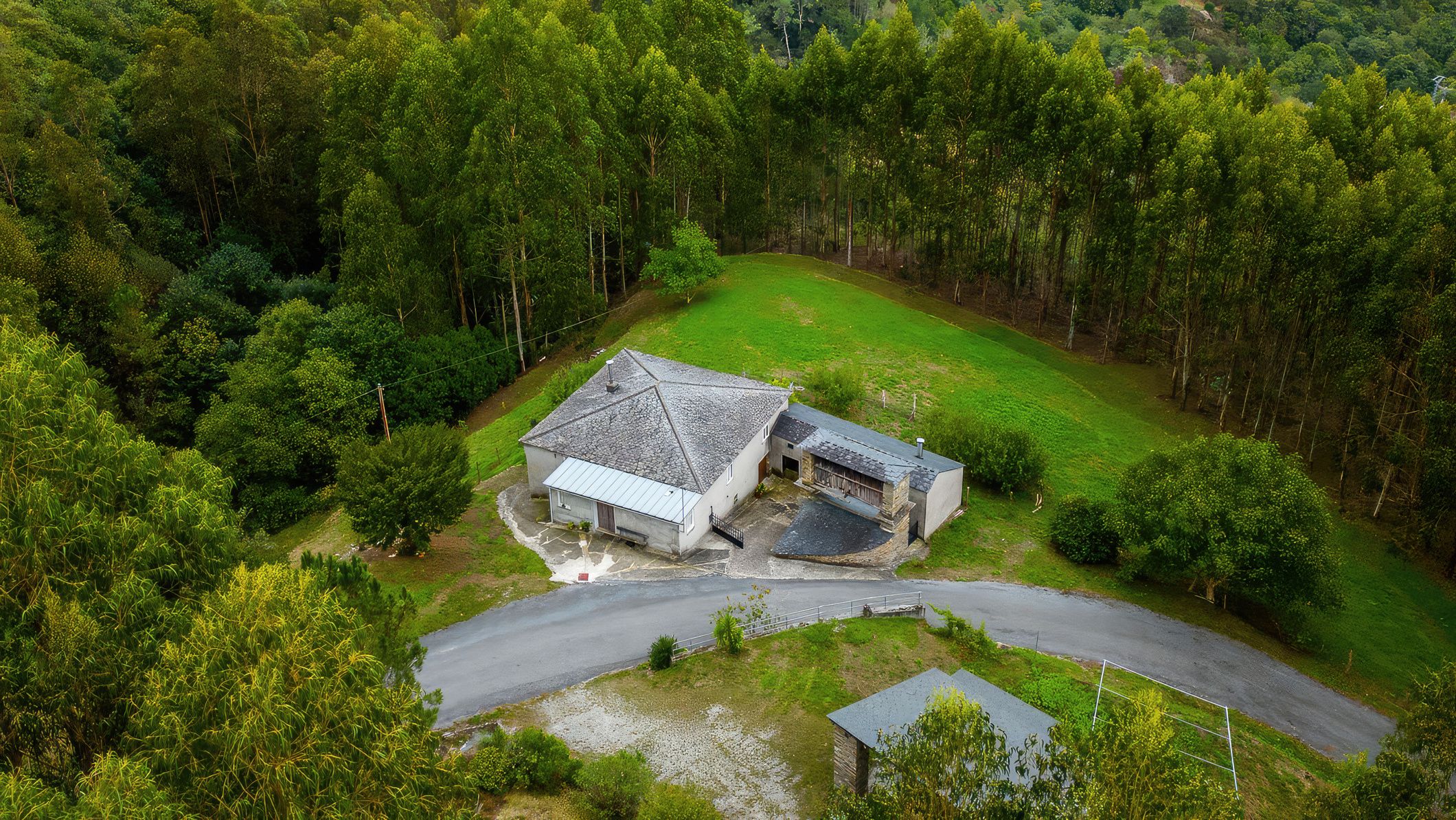 Vista exterior de Finca rústica en venda en A Pontenova   amb Moblat