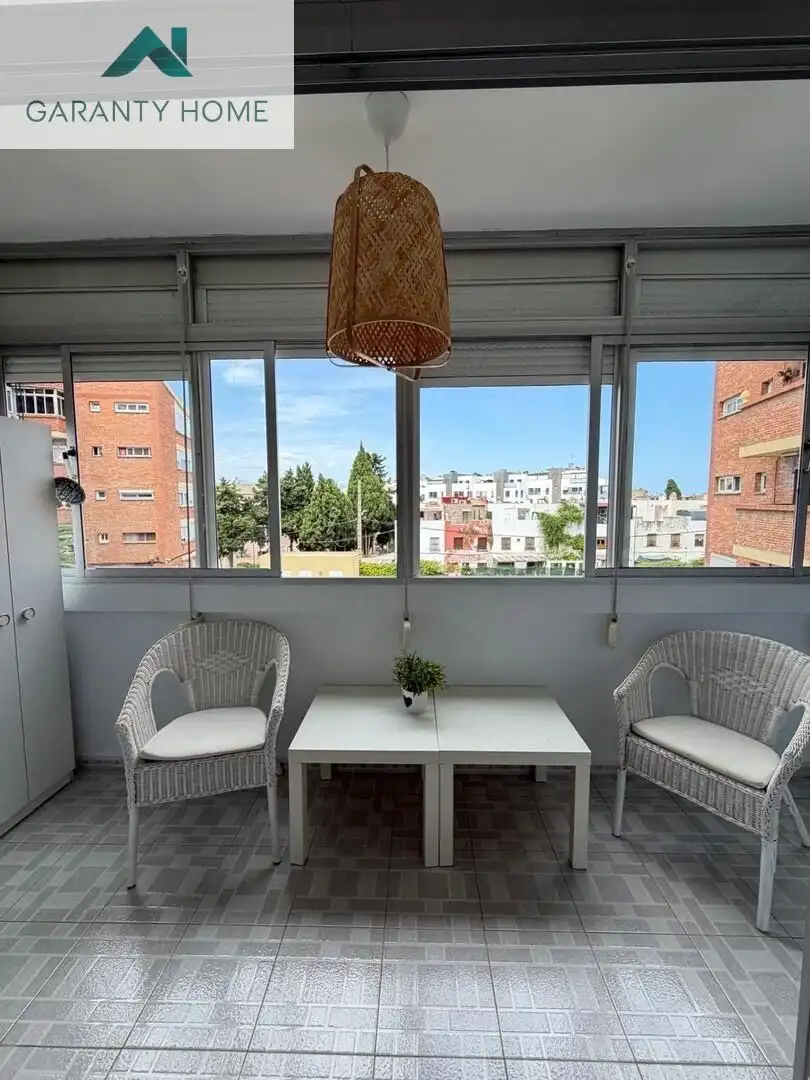 Terraza de Piso de alquiler en Torremolinos con Amueblado, Balcón y Piscina comunitaria