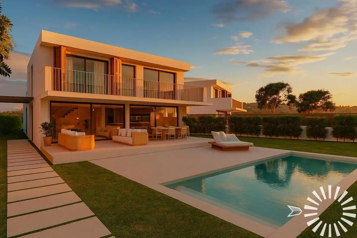 Vista exterior de Casa o xalet en venda en Felanitx amb Aire condicionat, Jardí privat i Terrassa
