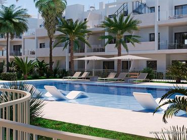 Mini appartamento con piscina in vendita a San Cayetano