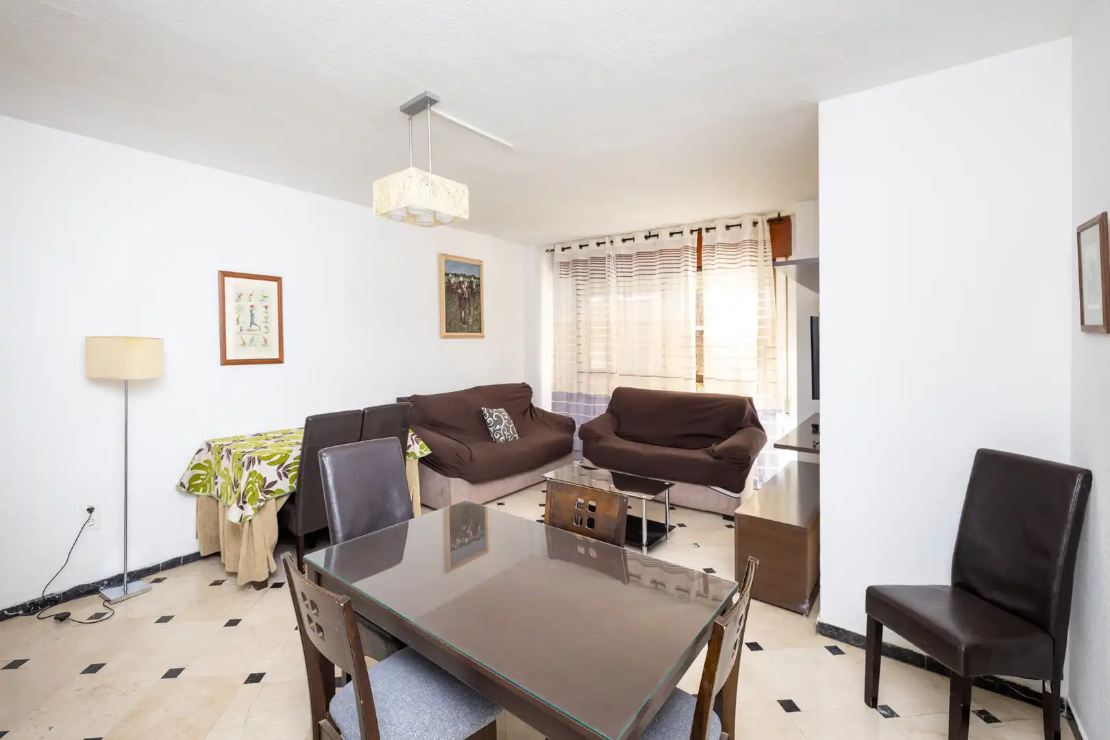 Wohnzimmer von Wohnung zur Miete in Granada mit Heizung, Möbliert und Ofen