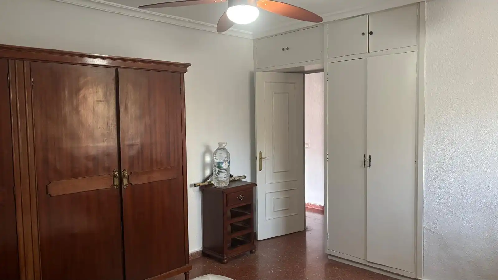 Bedroom of Flat for sale in Sevilla  with Air Conditioner, Private garden and Furnished