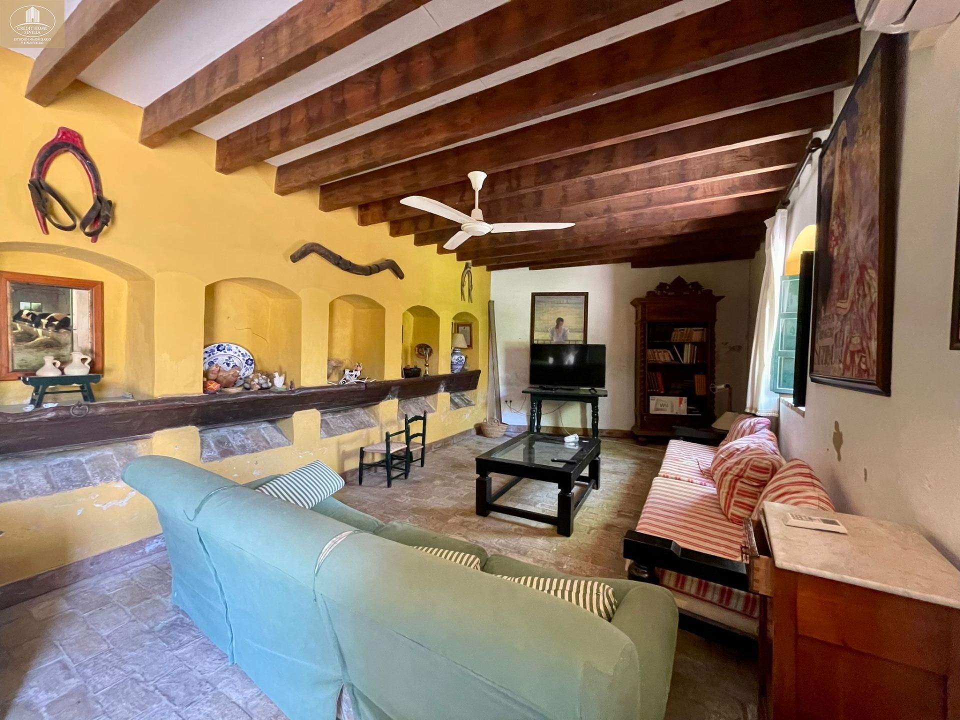 Living room of House or chalet for sale in Umbrete  with Air Conditioner, Private garden and Terrace
