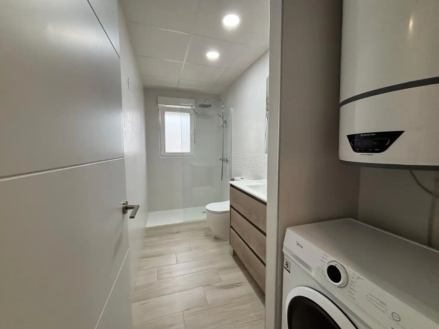 Badezimmer von Haus oder Chalet zum Verkauf in Águilas mit Klimaanlage, Privatgarten und Schwimmbad