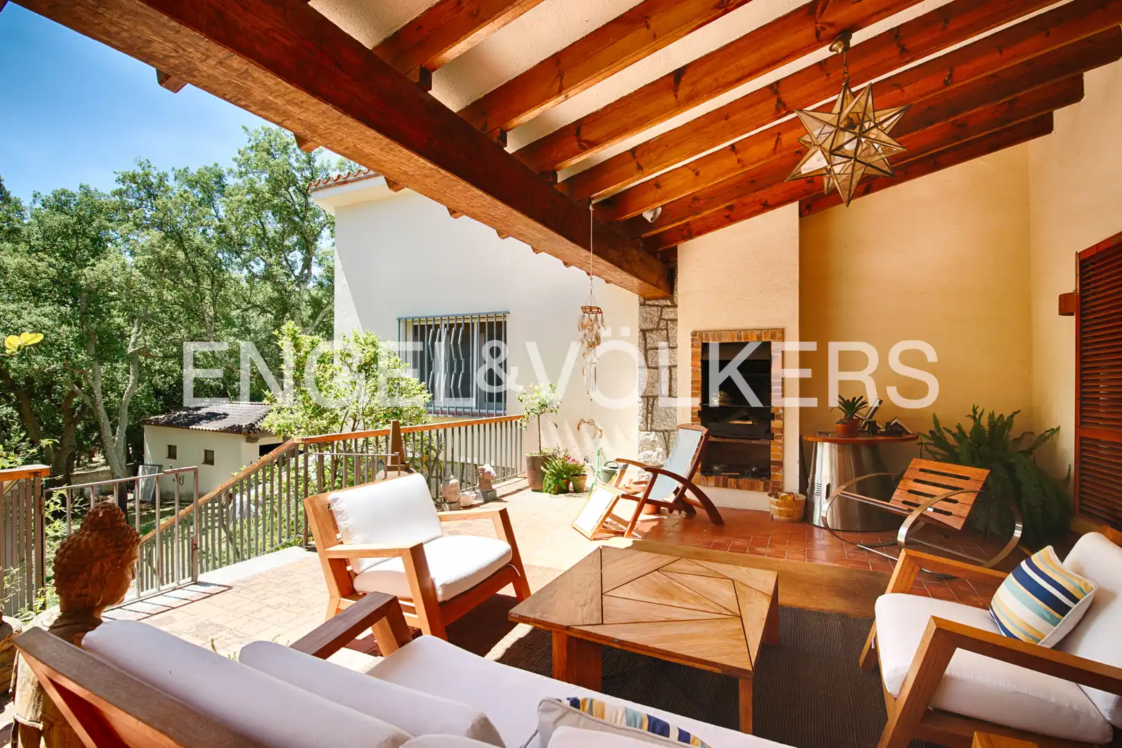 Terraza de Casa o chalet en venta en Maçanet de Cabrenys con Aire acondicionado, Calefacción y Jardín privado