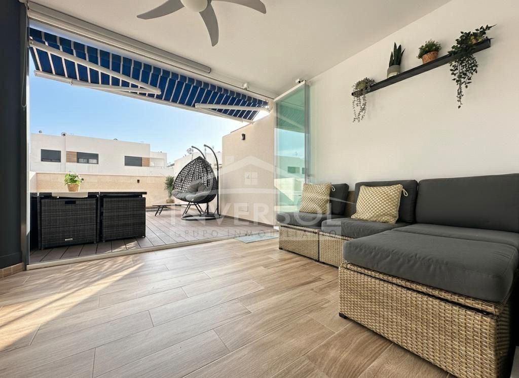 Terrace of Planta baja for sale in El Ejido  with Air Conditioner, Heating and Private garden