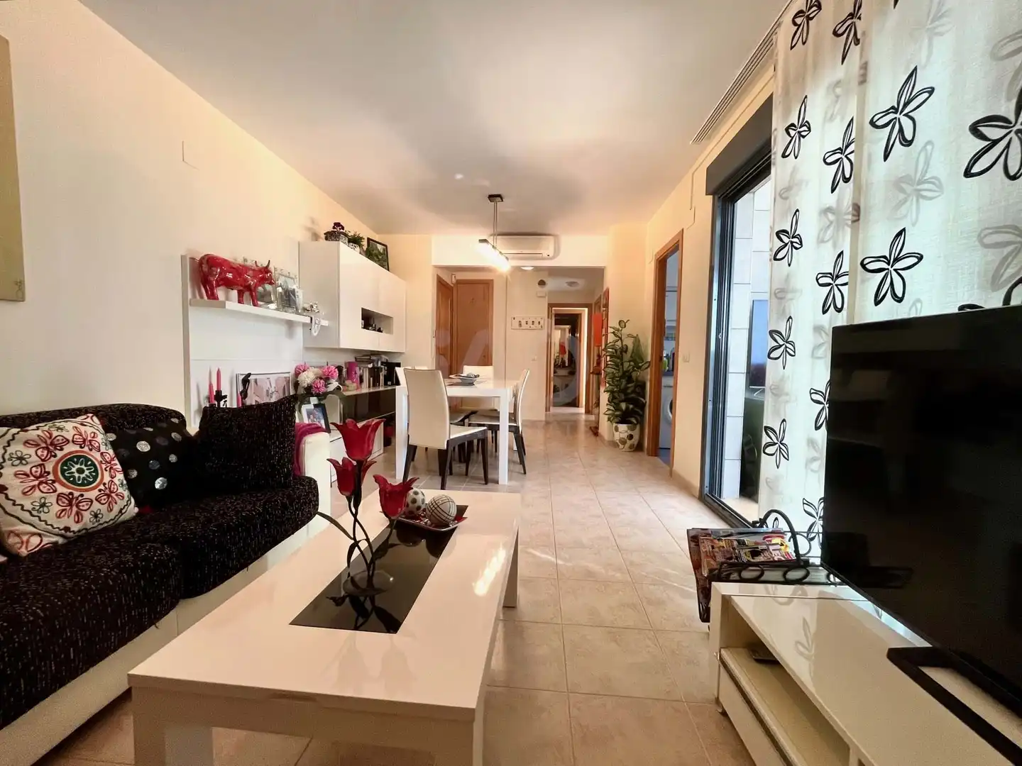 Sala d'estar de Pis en venda en Oropesa del Mar / Orpesa amb Aire condicionat, Calefacció i Terrassa