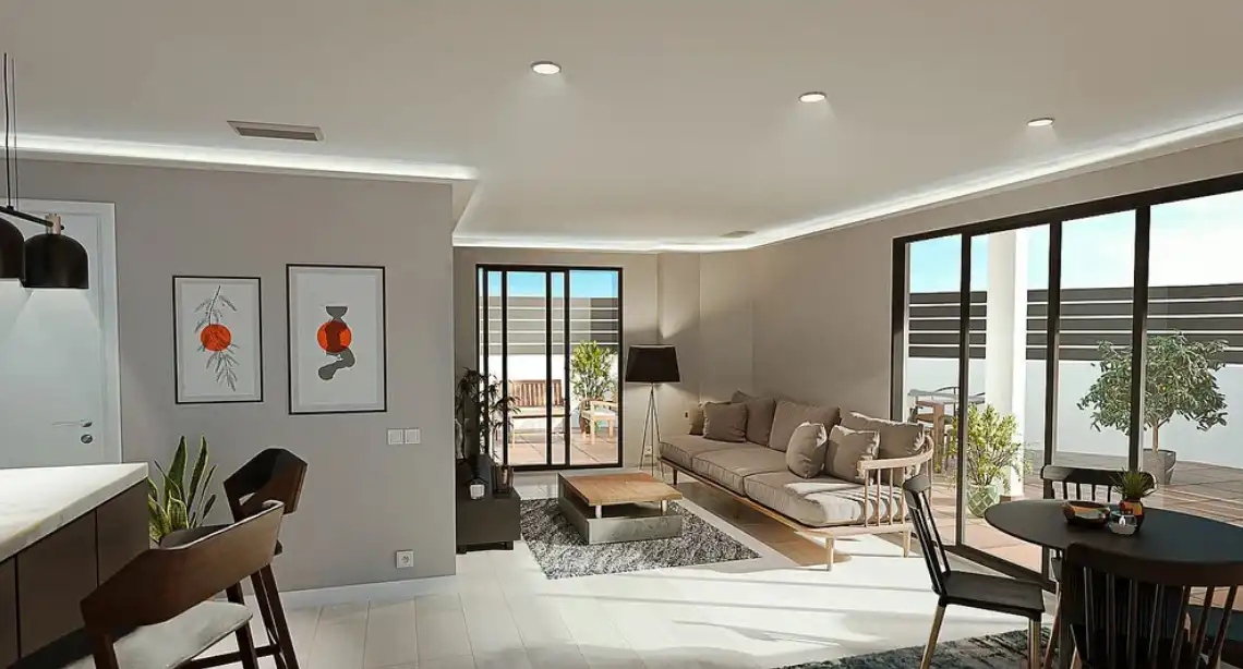 Sala de estar de Piso en venta en Vinaròs con Aire acondicionado, Terraza y Horno
