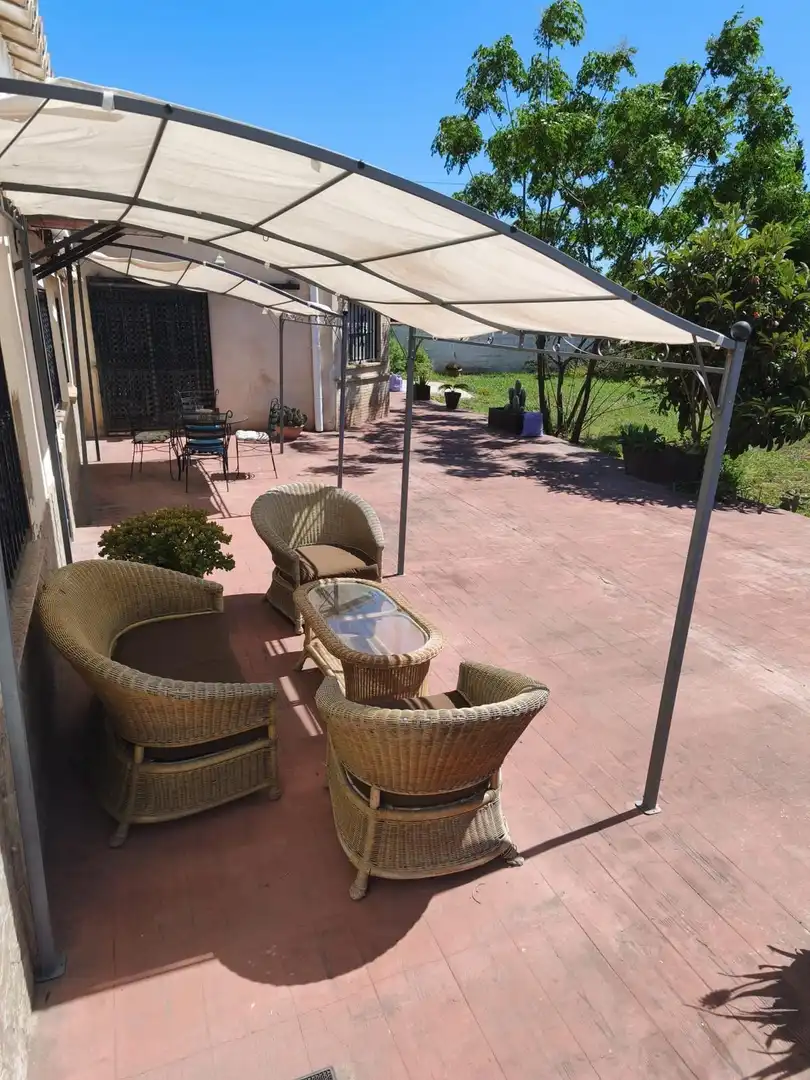 Terrace of Country homes for sale in Benicull de Xúquer  with Air Conditioner, Heating and Private garden