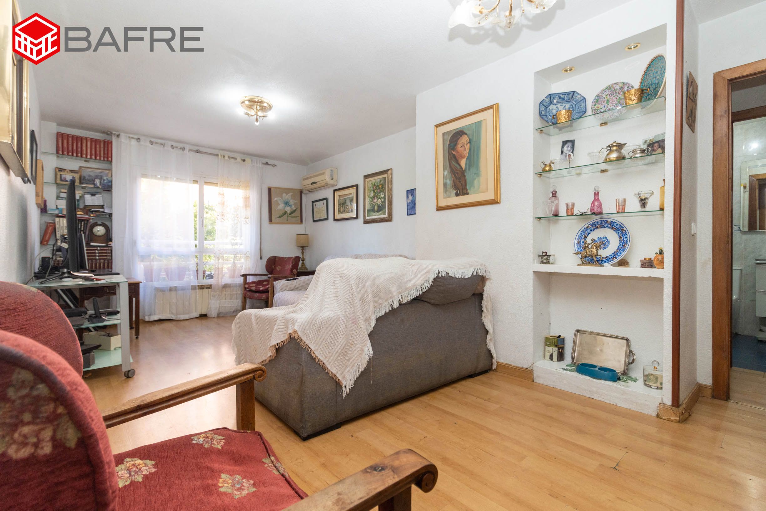 Bedroom of Flat for sale in  Madrid Capital  with Air Conditioner and Heating