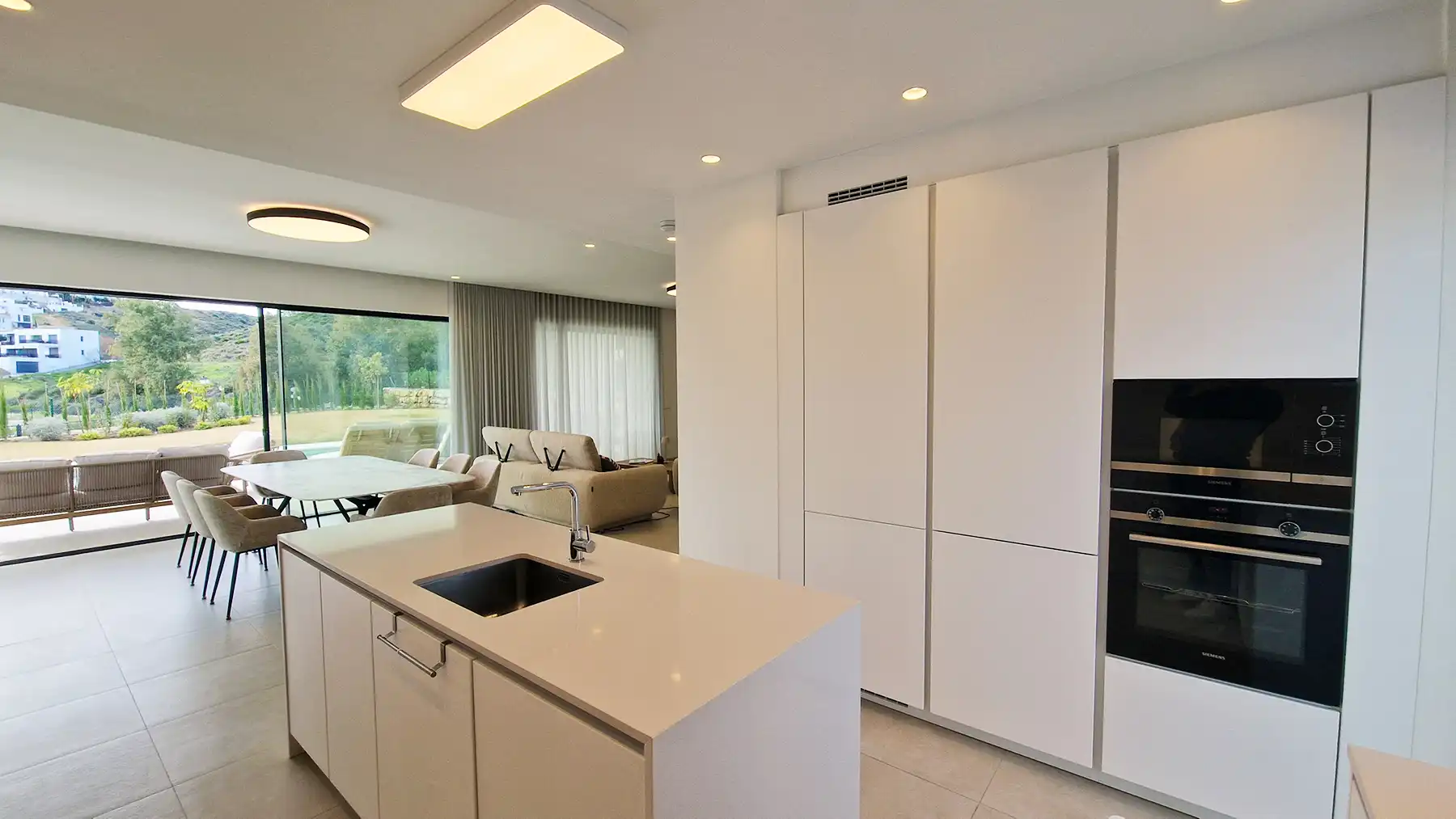 Cocina de Casa o chalet en venta en Mijas con Aire acondicionado, Jardín privado y Terraza