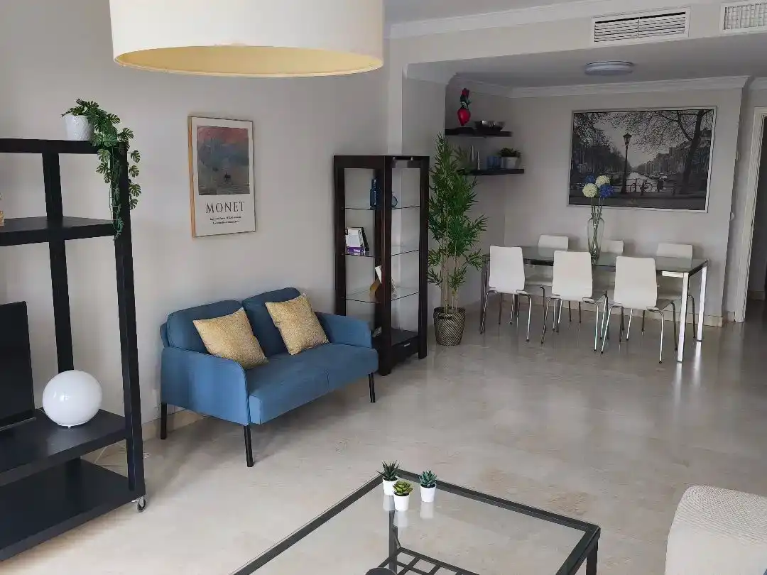 Living room of Flat for rent in Elviria - Cabopino