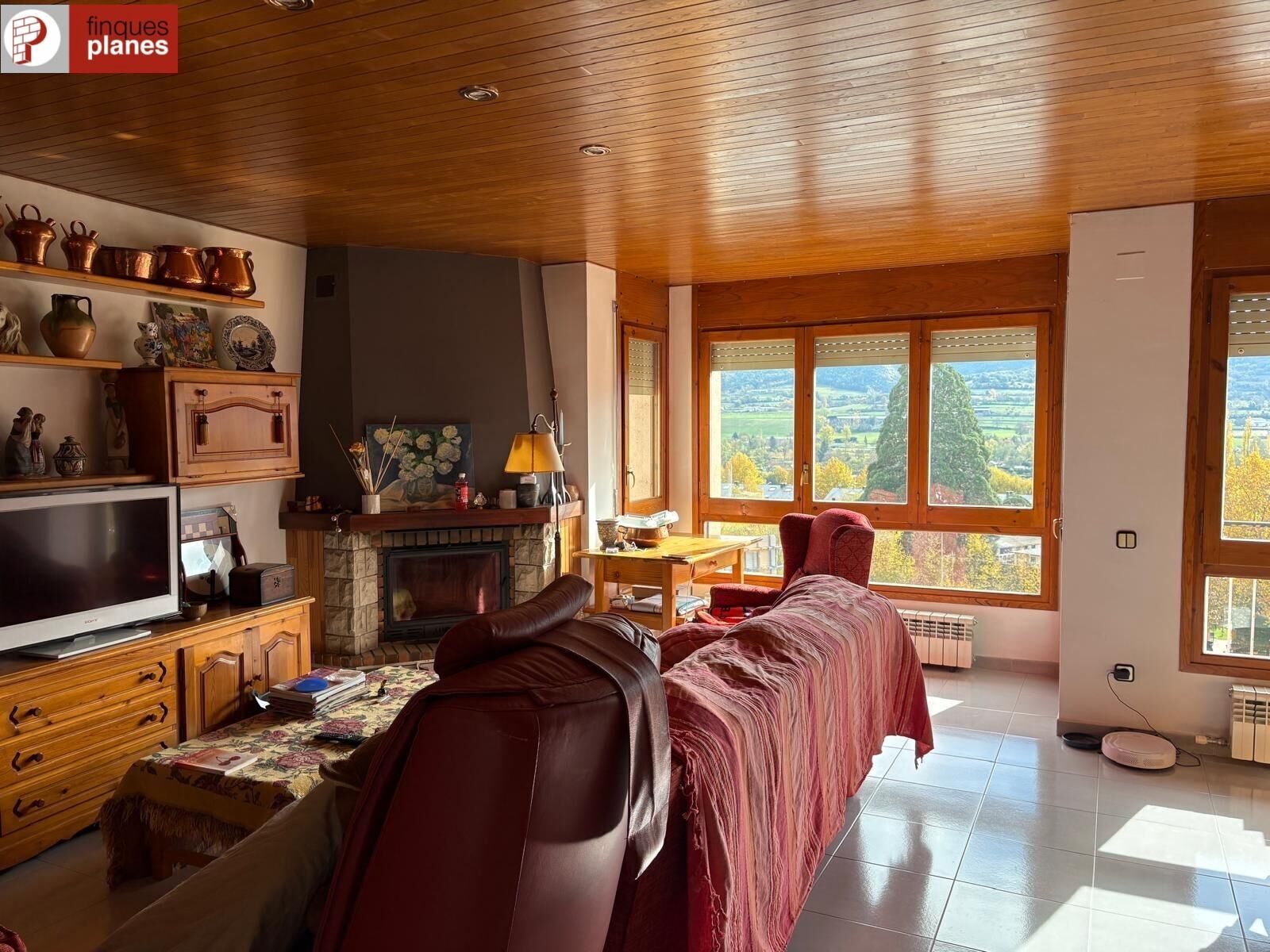 Sala d'estar de Dúplex en venda en La Seu d'Urgell amb Calefacció i Balcó