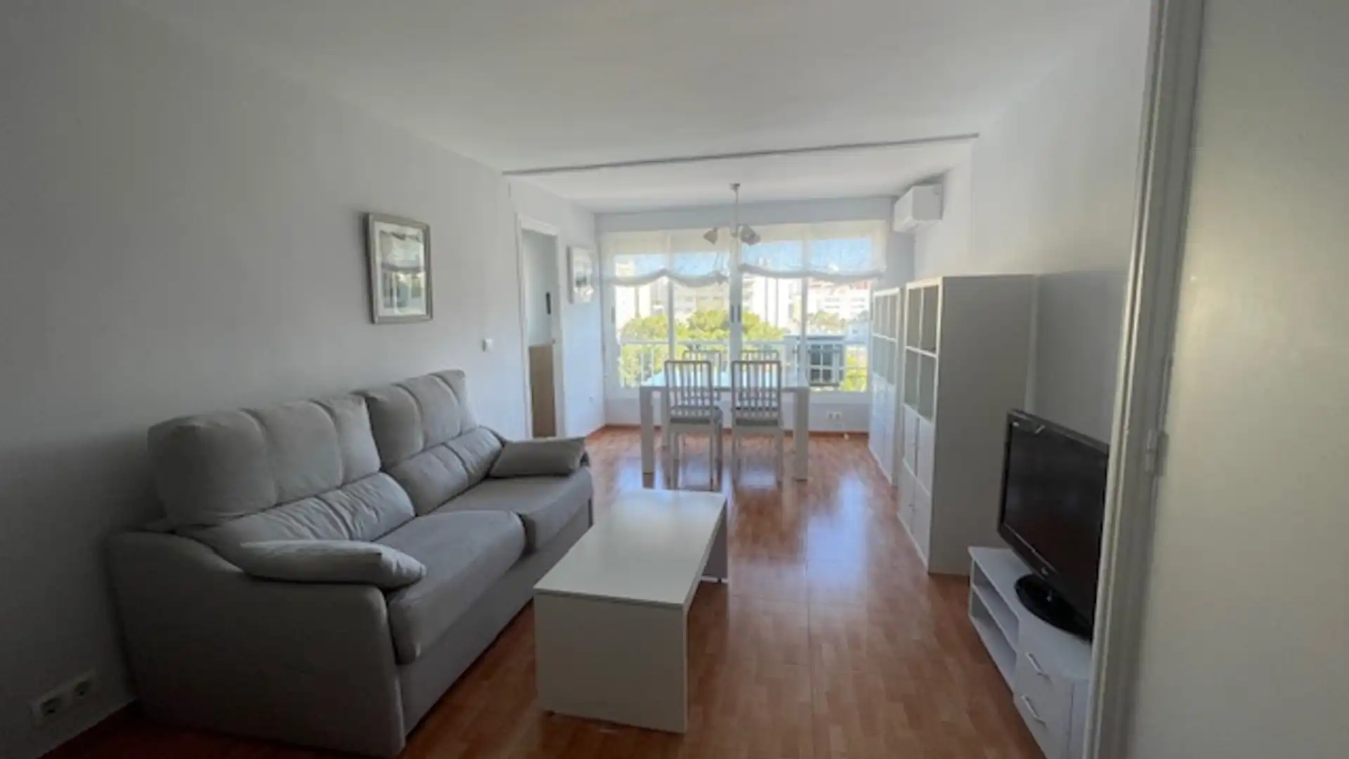 Living room of Flat for rent in Alicante / Alacant  with Air Conditioner, Heating and Furnished