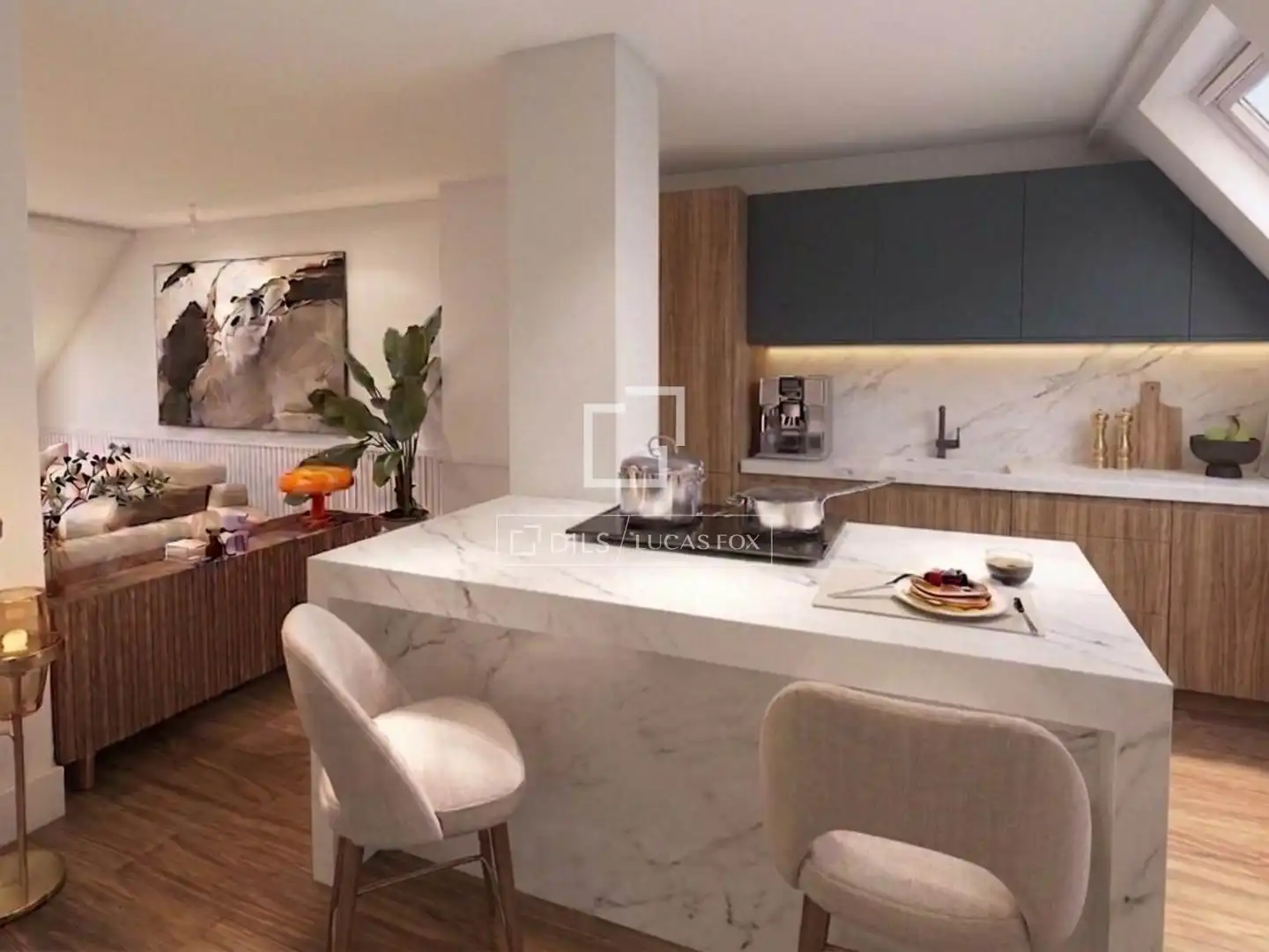 Kitchen of Attic for sale in Madrid  with Air Conditioner, Heating and Terrace