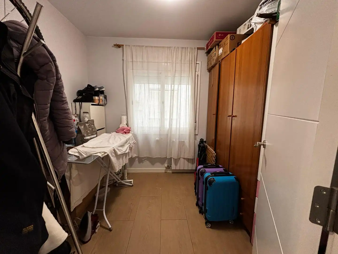 Schlafzimmer von Wohnung zum Verkauf in Badalona mit Klimaanlage, Heizung und Parkett