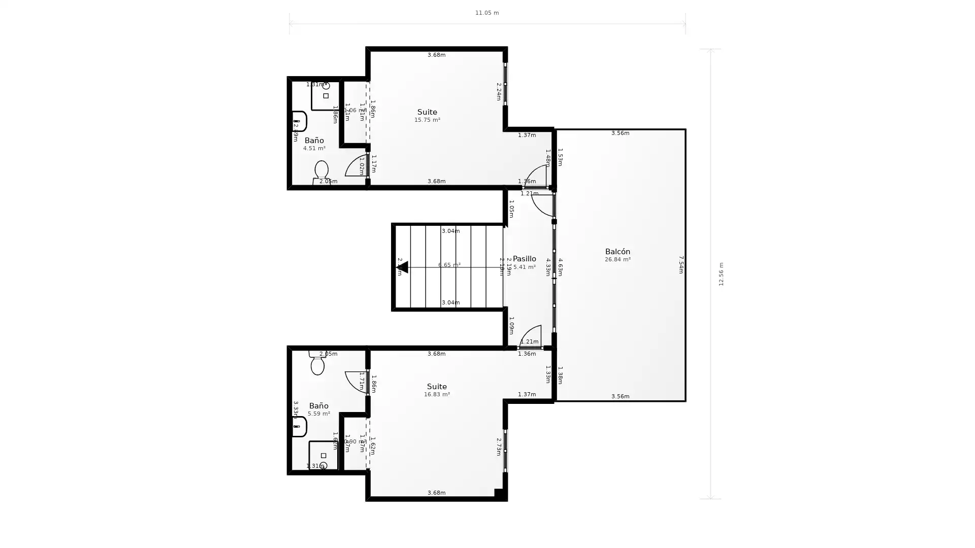 Casa con terrazza in vendita a Urbanización Santa Rosa, imagen 69