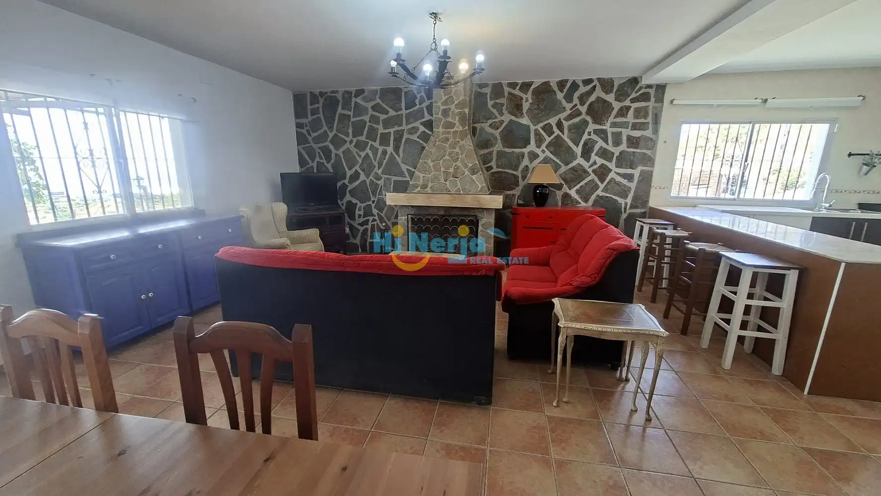 Sala de estar de Casa o chalet de alquiler en Vélez-Málaga con Terraza, Amueblado y Horno