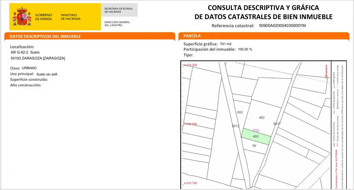 Residential for sale in Zaragoza