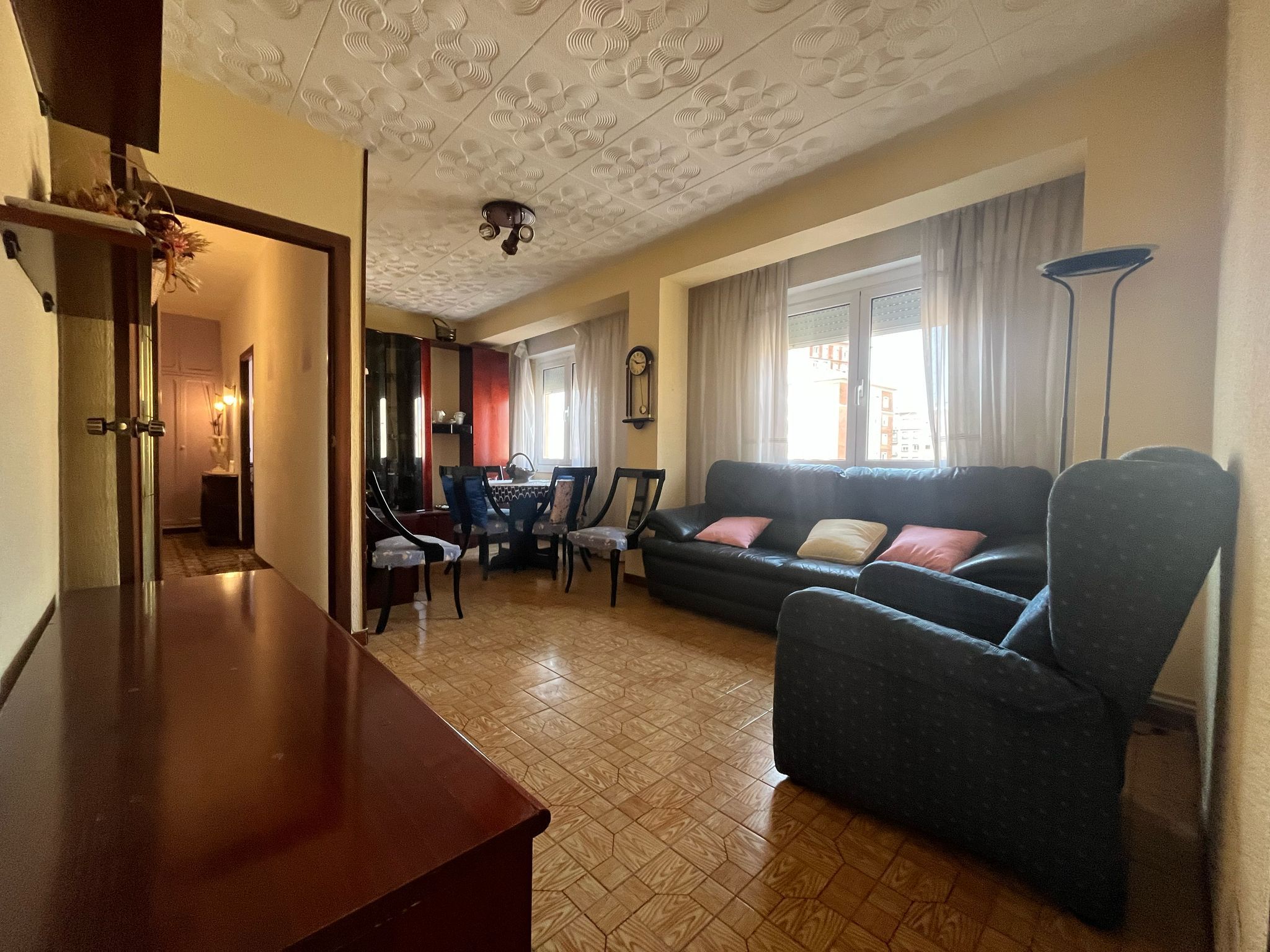Sala d'estar de Pis en venda en  Barcelona Capital amb Aire condicionat i Calefacció