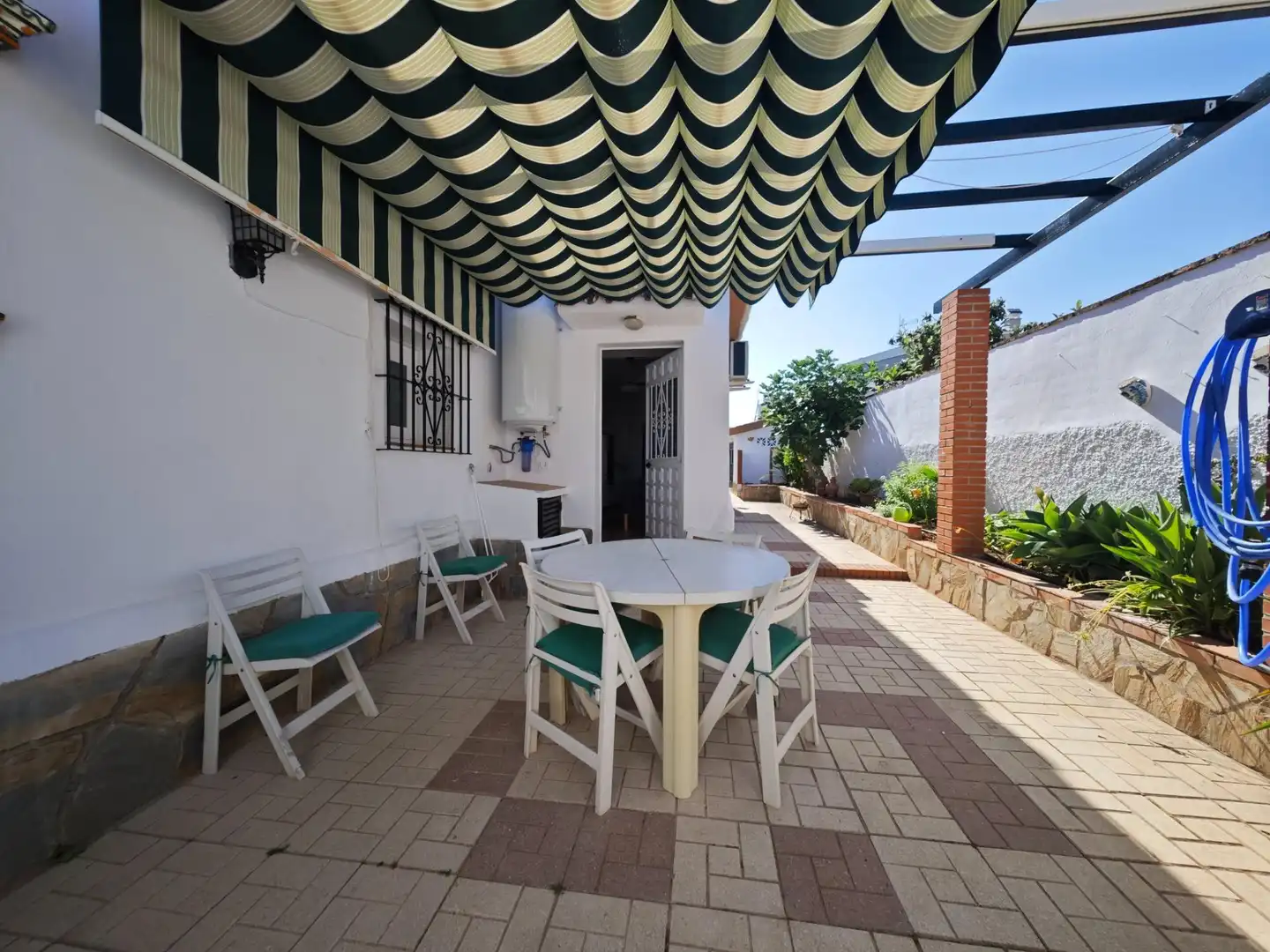 Terrasse von Haus oder Chalet zur Miete in Alhaurín de la Torre mit Klimaanlage, Heizung und Privatgarten