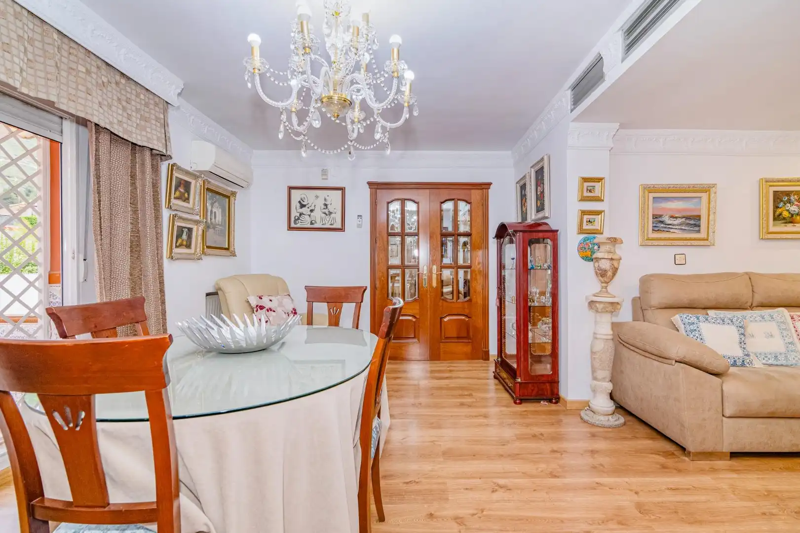 Dining room of Detached homes for sale in Granada  with Air Conditioner and Heating