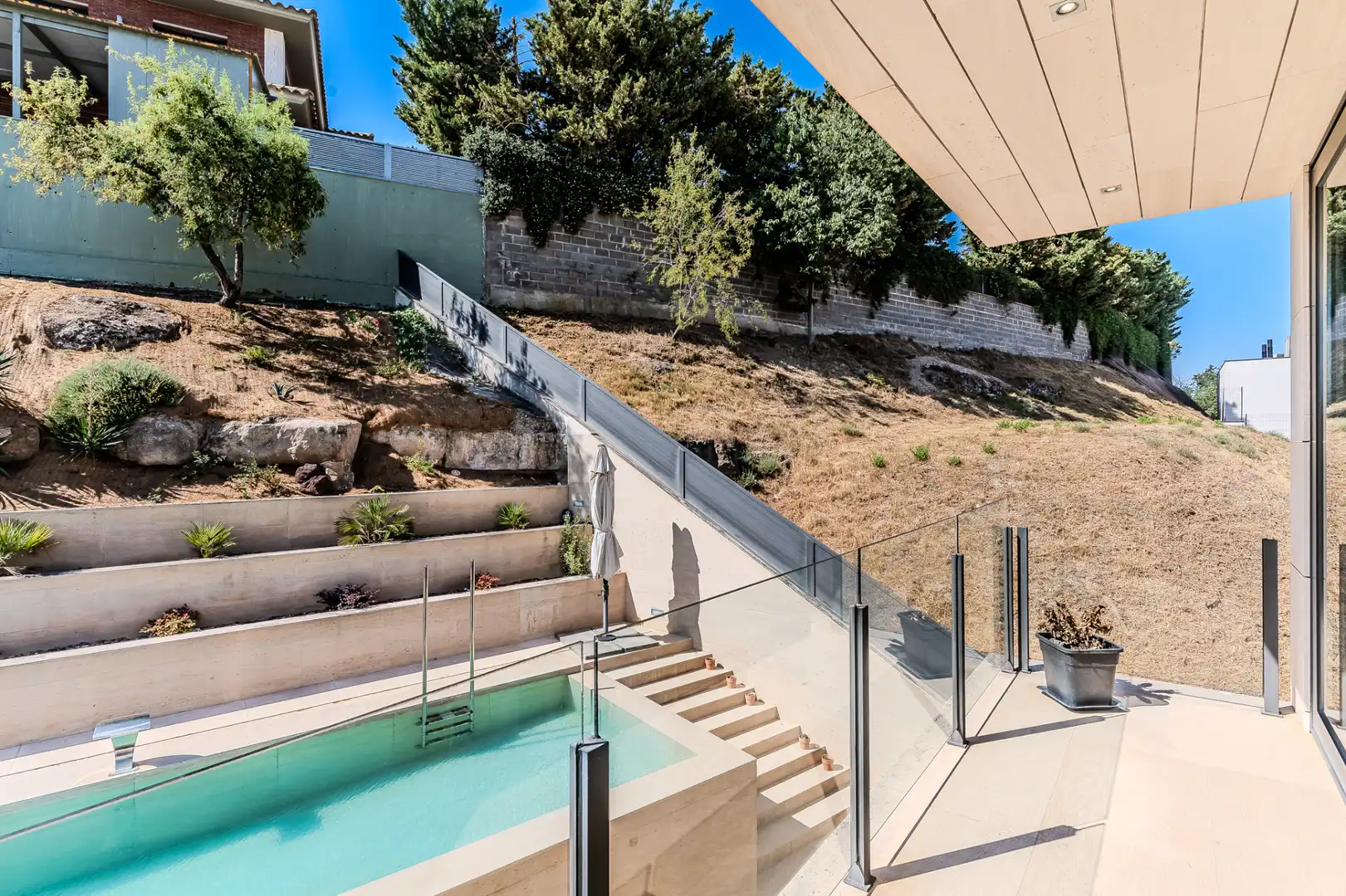 Piscina de Casa o xalet en venda en Tàrrega amb Aire condicionat, Jardí privat i Terrassa